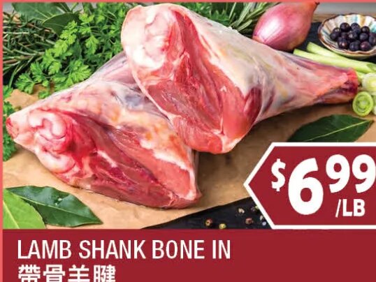 LAMB SHANK BONE IN