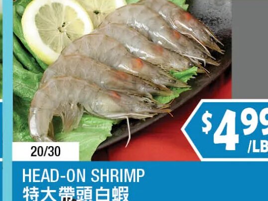 Head-On Shrimp at 99 Ranch Market