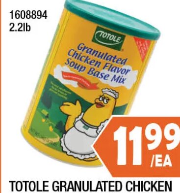 TOTOLE GRANULATED CHICKEN BOUILLON
