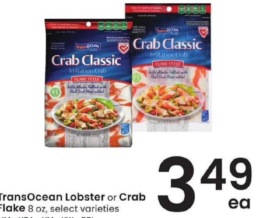 TransOcean Lobster or Crab Flake