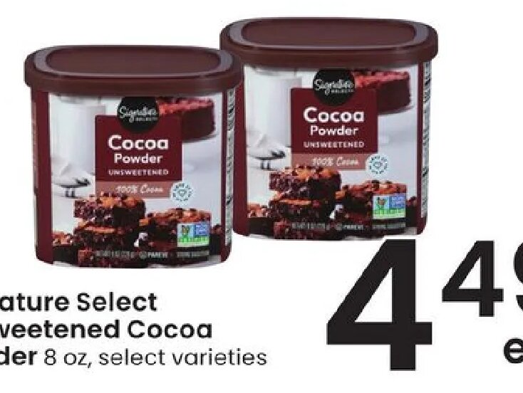 Signature Select Unsweetened Cocoa Powder