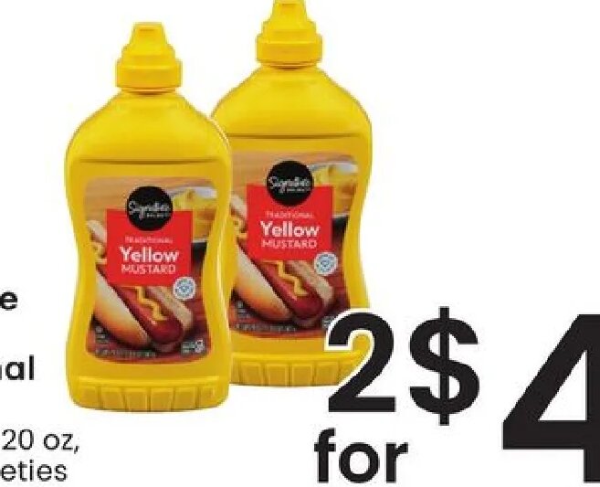 Signature SELECT Traditional Yellow Mustard
