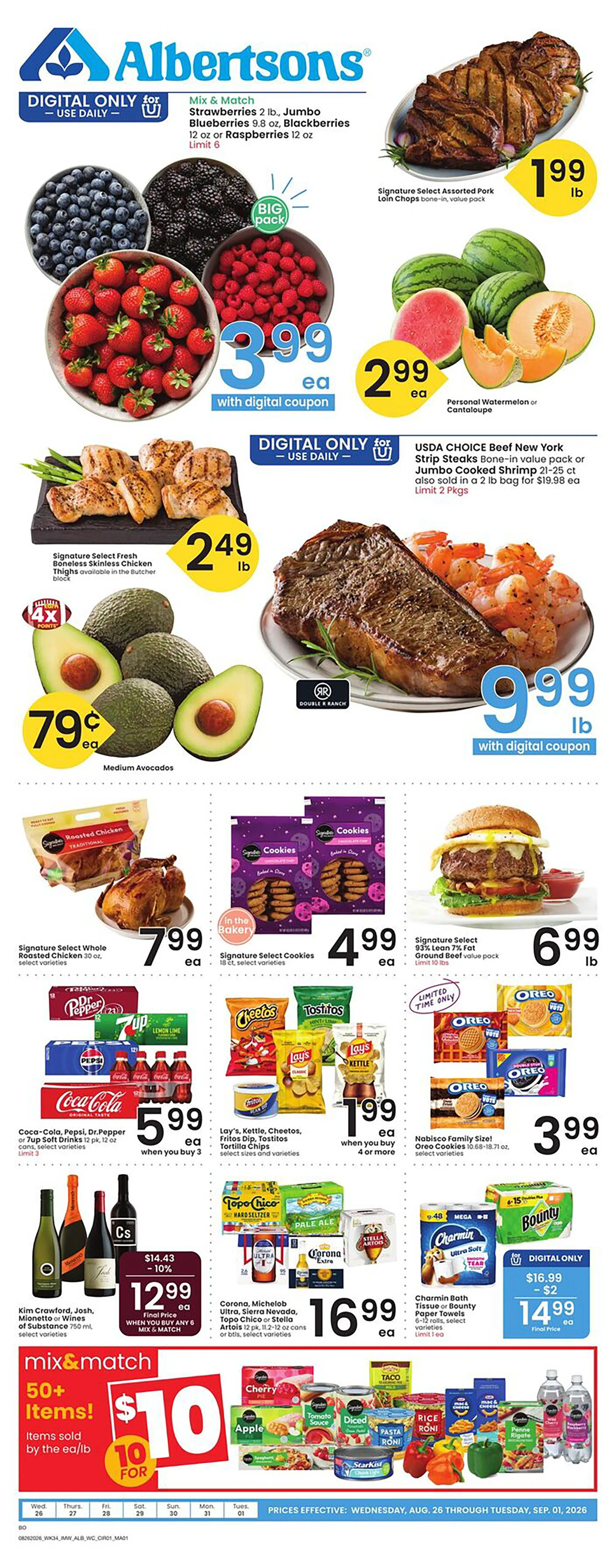 Albertsons Weekly Ad Page 1