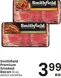 Smithfield Premium Smoked Bacon at Albertsons