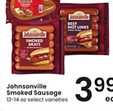 Johnsonville Smoked Sausage at Albertsons