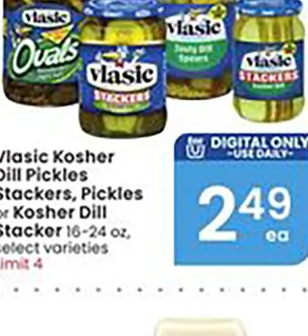 Vlasic Kosher Dill Pickles