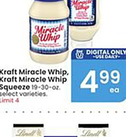 Kraft Miracle Whip, Kraft Miracle Whip Squeeze at Albertsons