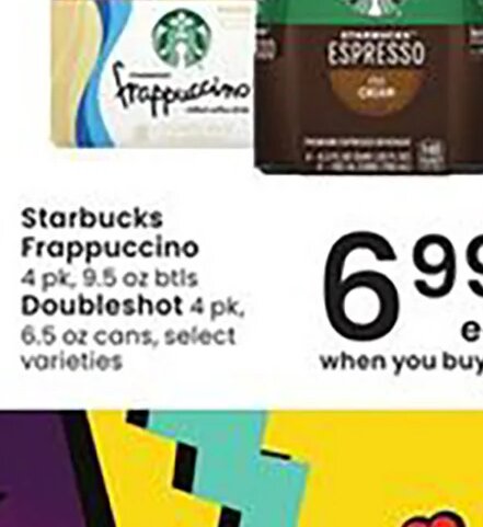 Starbucks Frappuccino at Albertsons