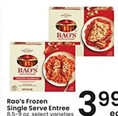 Rao's Frozen Single Serve Entree