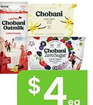 Chobani Oatmilk at Albertsons