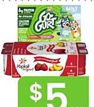 Go-Gurt/Yoplait at Albertsons