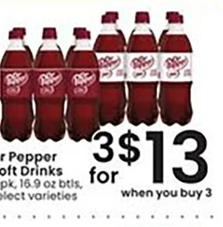 Dr Pepper/Soda at Albertsons