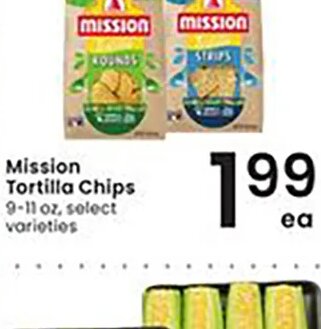 Mission Tortilla Chips at Albertsons