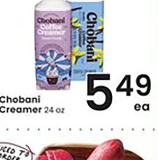 Chobani Creamer at Albertsons