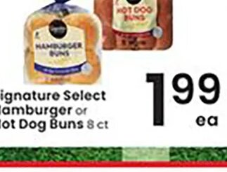 Signature Select Buns at Albertsons