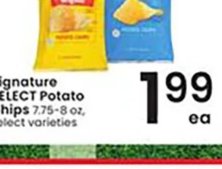 Signature Select Potato Chips at Albertsons