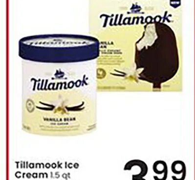 Tillamook Ice Cream at Albertsons
