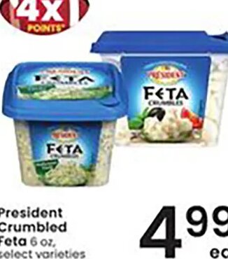 President Crumbled Feta