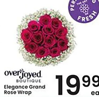 Overjoyed Elegance Grand Rose Wrap
