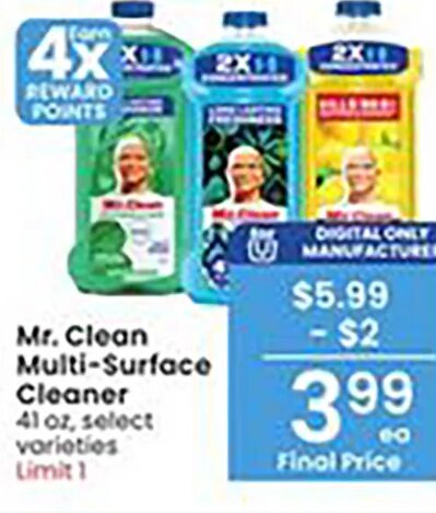 Mr. Clean Multi-Surface Cleaner