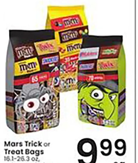 Mars Trick or Treat Bags