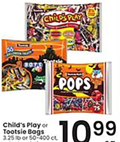 Child's Play or Tootsie Bags