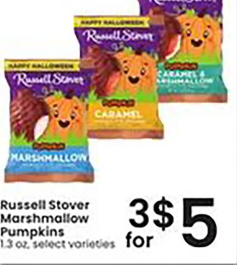 Russell Stover Marshmallow Pumpkins