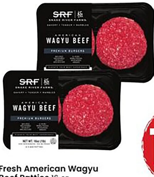 Fresh American Wagyu Beef Patties