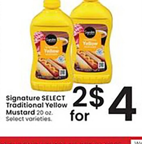 Signature SELECT Traditional Yellow Mustard