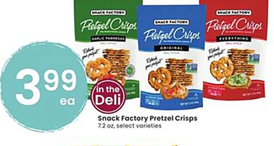 Snack Factory Pretzel Crisps