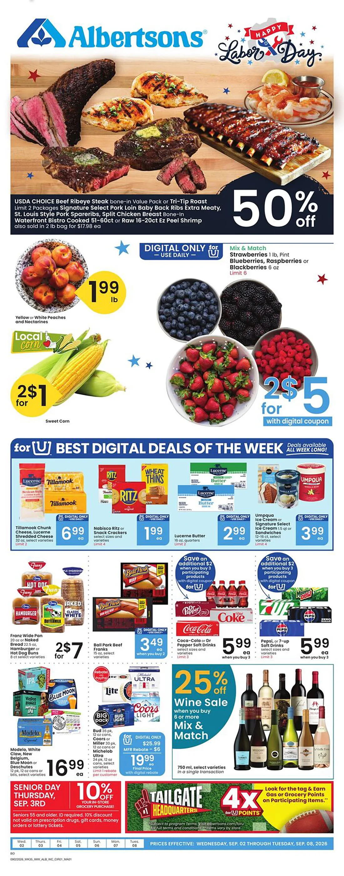 Albertsons Weekly Ad Page 1