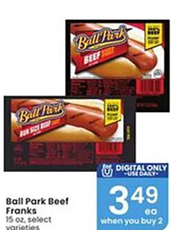 Ball Park Beef Franks