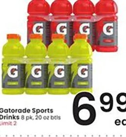Gatorade Sports Drinks at Albertsons