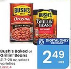 Bush's Baked or Grillin' Beans