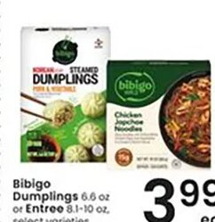 Bibigo Dumplings or Entree
