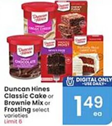 Duncan Hines Classic Cake or Frosting