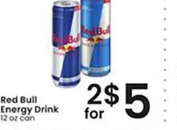 Red Bull Energy Drink at Albertsons
