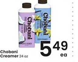 Chobani Creamer at Albertsons