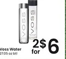 Voss Water at Albertsons