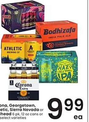 Corona, Georgetown, Athletic, Sierra Nevada or Trailhead at Albertsons
