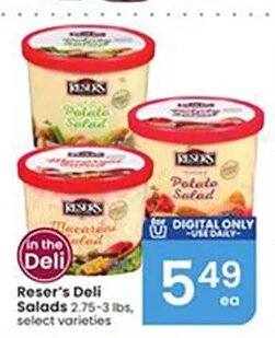 Reser's Deli Salads at Albertsons