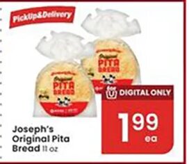 Joseph's Original Pita Bread at Albertsons