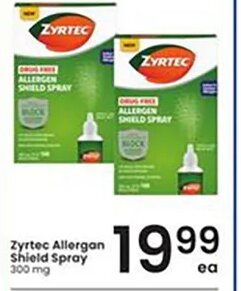 Zyrtec Allergan Shield Spray