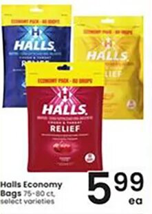 Halls Economy Bags