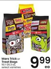 Mars Trick or Treat Bags