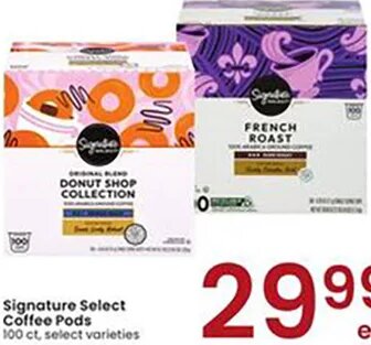 Signature Select Coffee Pods at Albertsons