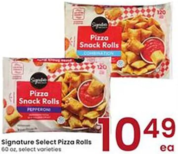 Signature Select Pizza Snack Rolls at Albertsons