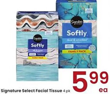 Signature Select Facial Tissue