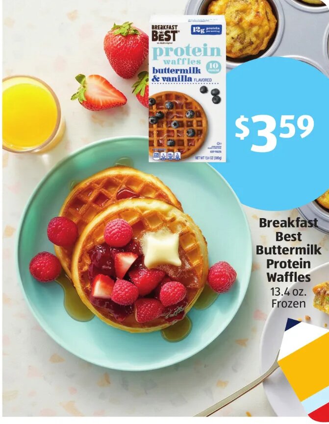 Breakfast Best Buttermilk Protein Waffles