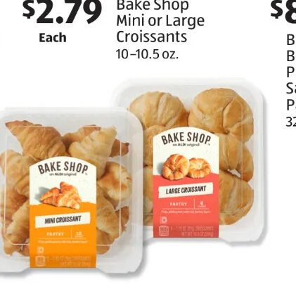 Bake Shop Mini or Large Croissants
